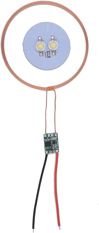 Taidacent 70mm 5V Input Long Distance Wireless LED Coil Inductive Coil Desk Lamp Wireless Charging Module