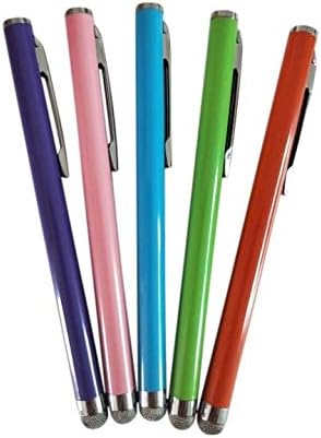 BoxWave Stylus Pen Compatible with iPad (1st Gen 2010) - EverTouch Slimline Capacitive Stylus, Crimson Red