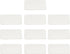 PATIKIL 17mmx30mm Metal Plate for Phone Magnet, 10pcs Rectangular Adhesive Metal Plate Replacement
