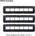 Magnasonic 35mm 6 Set 3 (NT01) Long Tray Negative Film Holder for Compatible Film Scanners, Holds Negative Frames