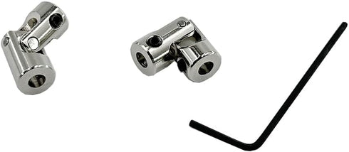 URIMPAVIDO 2PCS (4mm 4mm) RC Car Boat Shaft Coupler Motor Connector Coupler Universal Joint Coupling for RC Car Truck