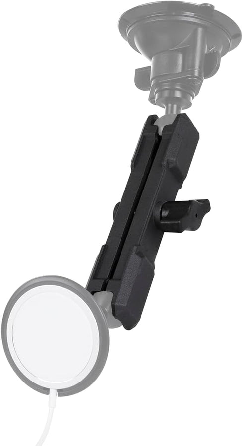 Double Socket Arm Aluminum Alloy Long Arm Full Length 5.9", Compatible with RAM Mounts and Motorcycle/Bike/Car