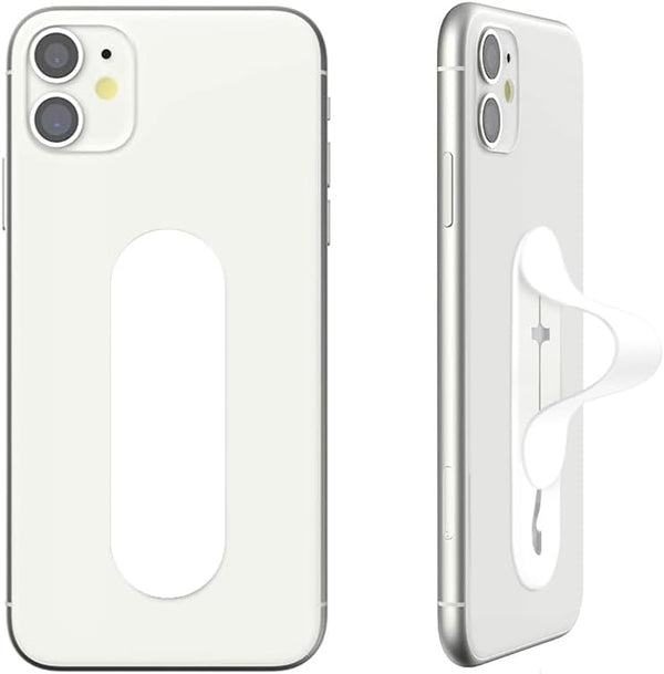 Momostick Flatstick, Cell Phone Finger Grip Strap Holder for Hand, Slim Finger Loop Selfie Grip Compatible with Most