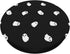White Cute Ghost Pattern with Black Background Halloween PopSockets Swappable PopGrip