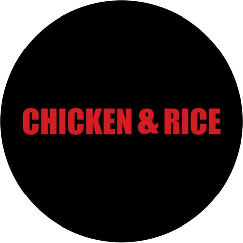 Chicken and Rice Funny Fitness PopSockets Swappable PopGrip