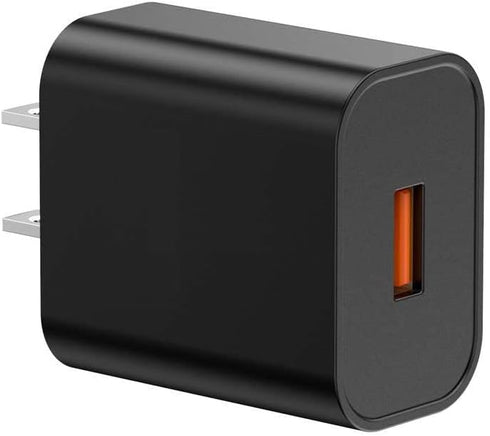 USB Charging Block/AC Power Charger Adapter for Fire Tablets, Kids Tablets, Kindle e-Readers, Paperwhite, Oasis, Wireless Speakers & Headphones (Black) by ienza