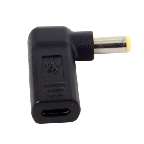 chenyang USB C to DC 20V 5.5x2.5mm PD 65W Emulator Trigger, 90 Degree Angled Converter Adapter