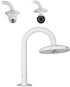 Security Camera Mount Bracket, Dome Camera Mount Universal Wall Mounting Bracket for CCTV Security Camera/IP Camera, U