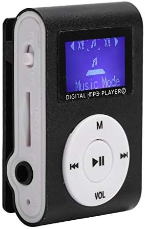 GOWENIC MP3 32GB Player, Portable Music Player with Back Clip and LCD Screen for Walking Running, Supports Memory Card
