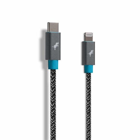 PowerKnit USB-C to Lightning Charging Cable, 3M, MFi Certified, Durable Flex Fabric for iPhone, iPad, AirPods