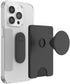 PopSockets Phone Wallet with Expanding Phone Grip, Card Holder, Solid PopWallet - Black