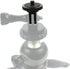Mini Tripod Mount Adapter, Aluminum Alloy CNC 1/4 Screw Head for GoPro Hero 8 7 6 5, DJI, Sony, EKEN Camera Accessories