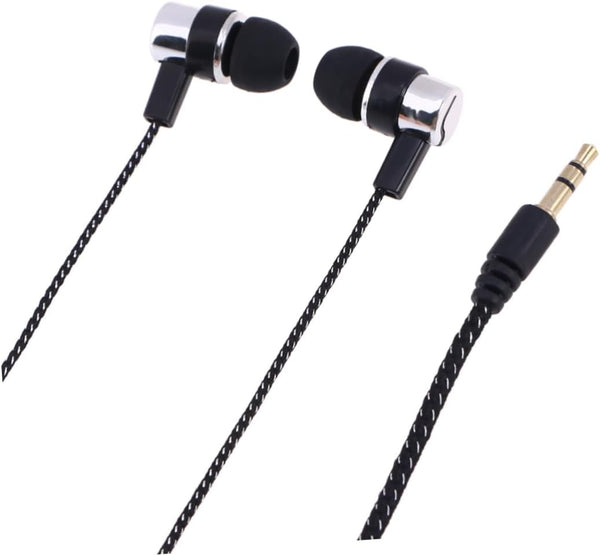 OSALADI Cloth Line Earphones, On-ear Headphones, Corded Bass Headphones, Over-ear Headphones - Heavy Bass