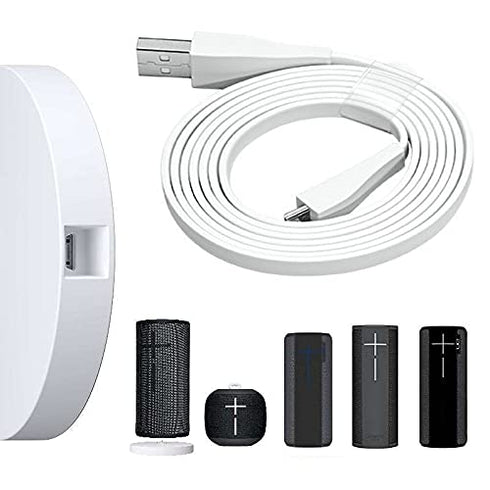ienza Replacement USB Charging Cable and AC Power Adapter for Ultimate Ears UE Wonderboom, Boom, Roll & Megaboom