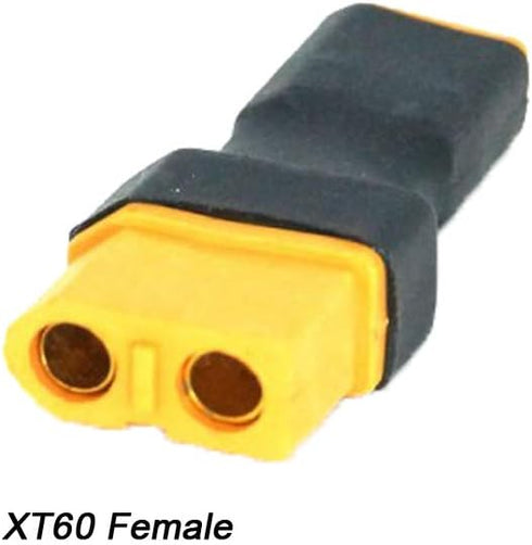 5-Pack XT30 Male to XT60 Female Connector No Wire Adapter for RC FPV Drones, Car Lipo NiMH Battery Charger