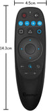 BPR2S Plus Air Mouse Remote Control, Bluetooth Voice Remote with USB Receiver, 6 Axis Gyroscope for Android TV Box