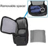 CADeN Compact Waterproof Camera Shoulder Bag for Nikon, Canon, Sony SLR/DSLR, Black