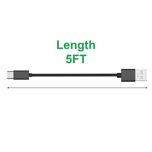 USB Type C Charger Cable for JBL Charge 5, Pulse 4, Flip 5 Wireless Speakers, Jabra Elite 75t Earbuds (5FT)