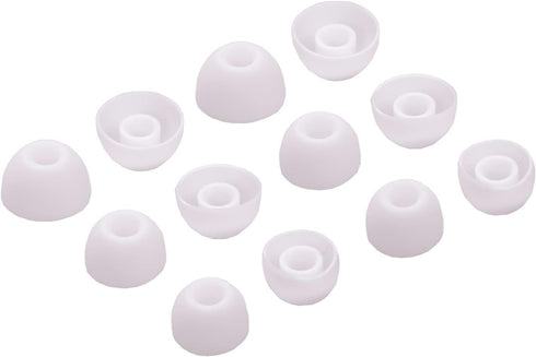 Replacement Earbuds Tips Silicone for JBL Tune 230NC TWS/Tune 125TWS, 6 Pairs S/M/L, Fit in Case, White
