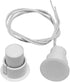 DSYBJR 5 Sets 3/4" Flush Mounted Door Magnetic Contacts Alarm Switch Sensor NC Type (Black)