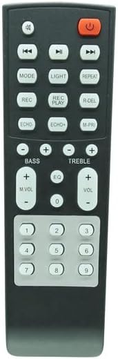 HCDZ Replacement Remote Control for Rockville Rock Party 6, 8 Dual 6.5" and 8" Battery Powered Home Portable Speaker