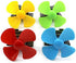 Generic 6pcs 130 Set DC3V 16500rpm DC Motor With Fan Propeller Fixed Mount High Speed Moter DIY Wind Boat Fan Boat Car