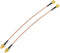 Bingfu WiFi Antenna Extension Cable (2-Pack) RP-SMA Male to RP-SMA Female Bulkhead