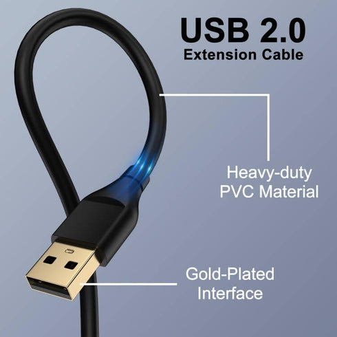 REPIND 10 2.0 USB Printer Cable Feet USB A to B Printer Cable USB B Cable High Speed Scanner Printer Cord for HP