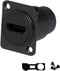 HDMI 4K@60Hz D Panel Mount Connector with Waterproof Cover, Female-to-Female HDMI Coupler Adapter