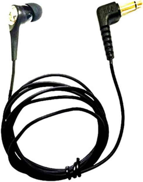 K2 Single-Side Earphone, Economical Mono Earbuds in-Ear Noise Isolating Headphone, 3.5mm Plug Reinforced Cord for
