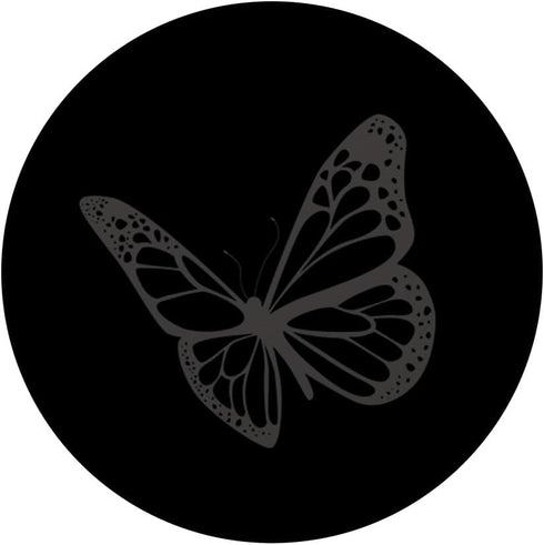 Gray Black Butterfly PopSockets Standard PopGrip