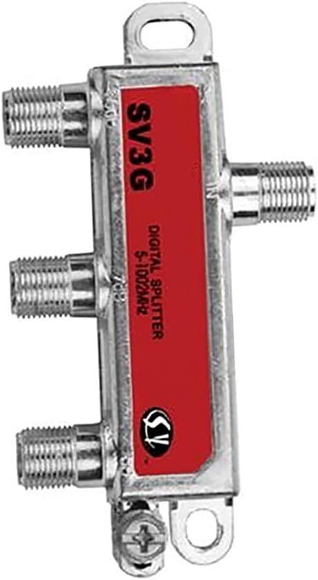 3 Way Unbalanced HD Digital Coax Cable Splitter, 1GHz High Performance