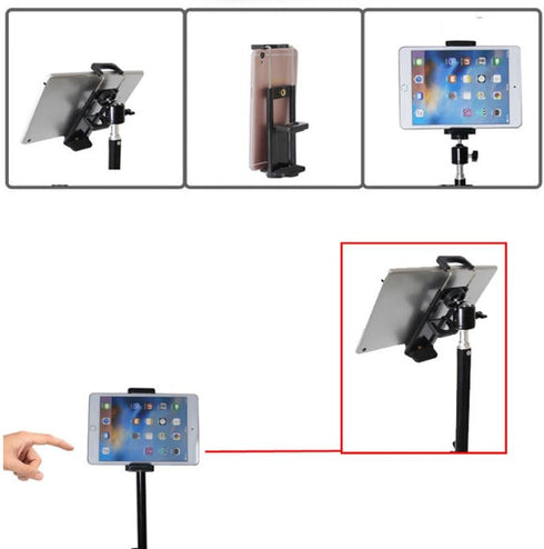 ThtRht 2 Pack 1/4 inch 2 1 Universal Tablet Tripod Mount Adapter with Standard Screw Thread in Phone Tripod Mount Clip