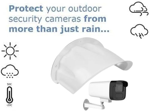 Universal Sun Rain Shade Camera Cover Shield for CCTV Surveillance Outdoor Camera Hikvision/Nest/Ring/Arlo/Dome/Bullet