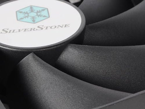 Silverstone Tek 120mm Computer Case Fan, High Airflow, Less Noise, 9-Bladed Design, Clear FN121-P