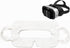 100 Pack White Disposable VR Face Covers, Sanitary Mask Pads for HTC Vive/PS VR/Gear VR/Oculus Rift