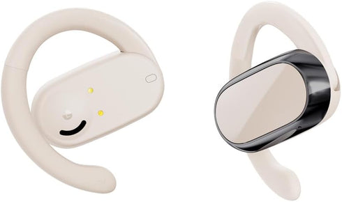 Open Ear Headphones, Wireless Earbuds with 360-Degree Panoramic Sound, 48H Range, IPX7 Waterproof, LED Display for