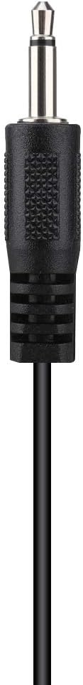 NSP-100 Mini External Speaker, 3W Black Rectangular Portable Wired Speaker, Mobile Radio Microphone Replacement for