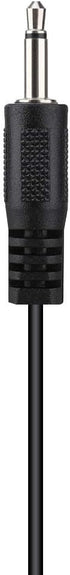 NSP-100 Mini External Speaker, 3W Black Rectangular Portable Wired Speaker, Mobile Radio Microphone Replacement for