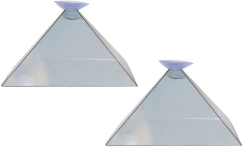 Portable 3D Hologram Pyramid Display Projector Video Stand for Smart Mobile Phone by Arinda