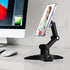 Adjustable Desk Phone Holder, Heavy Duty Cell Phone Stand for Home, Works for Popsocket, Fits All Sockets Grips