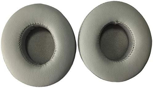 Replacement Earpads for Beats Solo2 On-Ear Headphone - Wired Earpads (NOT FIT Solo 2.0/3.0 Wireless) in Gray