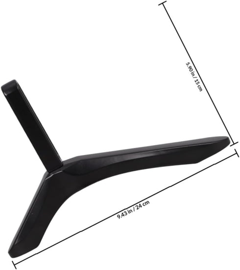 LRXIYODE Countertop No-Drill Aluminum TV Stand Legs for Desktop Televisions Universal Support Bracket Heavy Duty TV