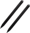 2 Pcs Digital Stylus Pen for Tablet, Capacitive Touch Pen for Writing, Drawing on Universal Tablets, Black LCD