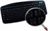 4Keyboard French AZERTY Keyboard Decals ON Transparent Background with Blue, Black, Green, RED, White OR Yellow