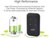 LICAEVEY 4G 300Mbps 10h 10 Portable WiFi Hotspot, High Speed Mobile Router with SIM Card Slot and Indicator Display