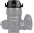 JJC Reversible Lens Hood Shade with 40.5mm Filter Adapter for Sony FE 28-60mm F4-5.6 on A7CII ZV-E1 A7C