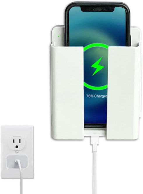 LANBON P2 Wireless Charger Wall Mounted, Wireless Phone Charger for Bedside/Sofa/Desk/Garage/Kitchen, 15W Fast Charging