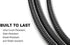 DUKABEL Long Headset Splitter Cable (4ft), 3-Pole TRS Microphone & Audio to Single 4-Pole TRRS Jack Adapter