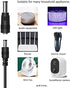 GutReise Universal 12V Car Charger (Max 10A) + 5V DC Power Cable with 11 Connectors for Various Devices